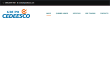 Tablet Screenshot of cedeesco.com